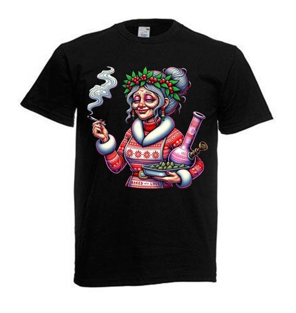 Tshirt Unisex mit Coolen Druck Weed Ganja Hanf Cannabis Psychedelic (Größe & Farbe auswählen) TSFBW509