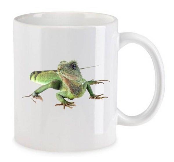 Tasse Reptilien Weiß mit Druck (Siehe Foto) TFBR51