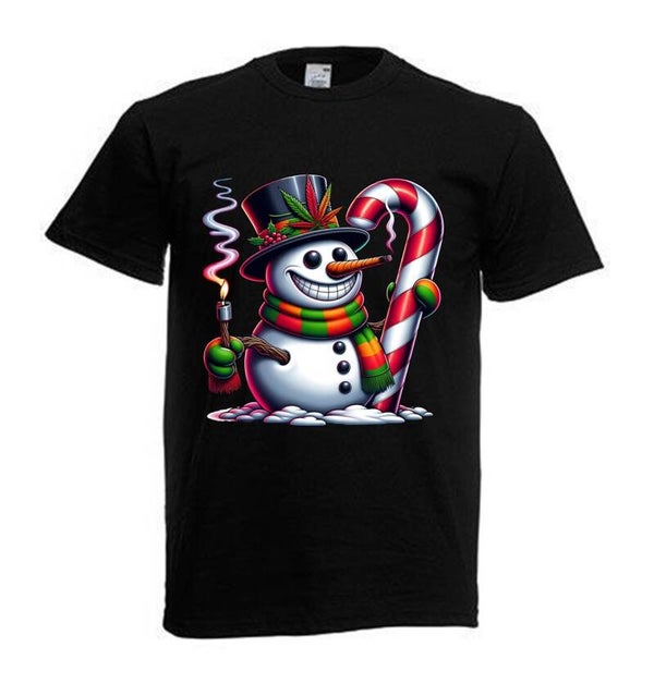 Tshirt Unisex mit Coolen Druck Weed Ganja Hanf Cannabis Psychedelic (Größe & Farbe auswählen) TSFBW510
