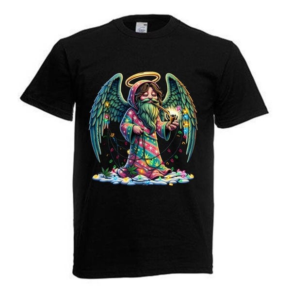 Tshirt Unisex mit Coolen Druck Weed Ganja Hanf Cannabis Psychedelic (Größe & Farbe auswählen) TSFBW512