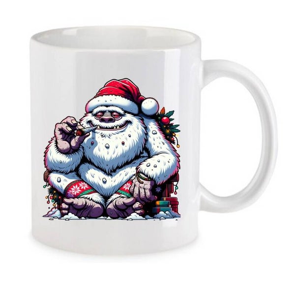 Tasse Weed Cannabis Psychodelic Weiß mit Druck (Siehe Foto) TFBW515