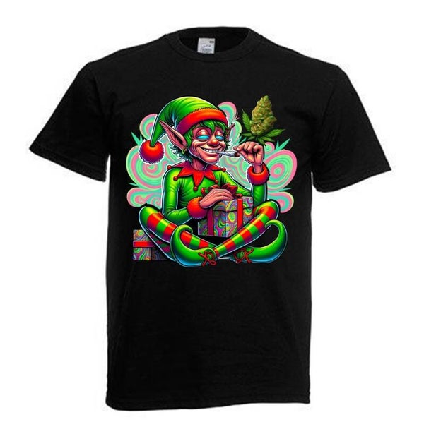 Tshirt Unisex mit Coolen Druck Weed Ganja Hanf Cannabis Psychedelic (Größe & Farbe auswählen) TSFBW516