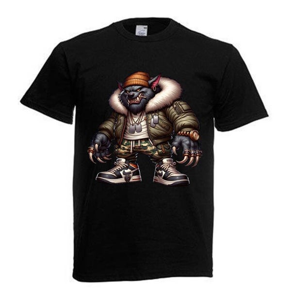Tshirt Unisex mit Coolen Druck Fun Action Spass Design (Größe & Farbe auswählen) TSFBG519