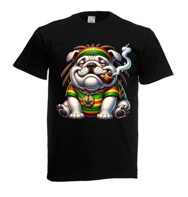 Tshirt Unisex mit Coolen Druck Weed Ganja Hanf Cannabis Psychedelic (Größe & Farbe auswählen) TSFBW52
