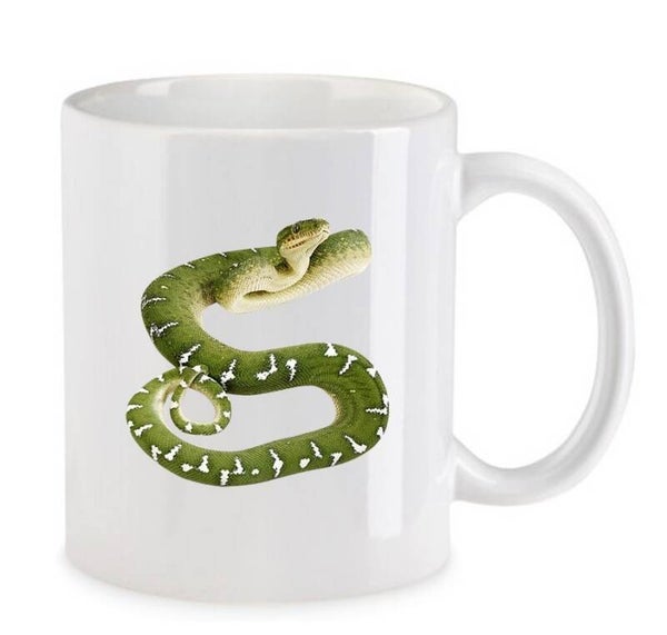Tasse Reptilien Weiß mit Druck (Siehe Foto) TFBR52