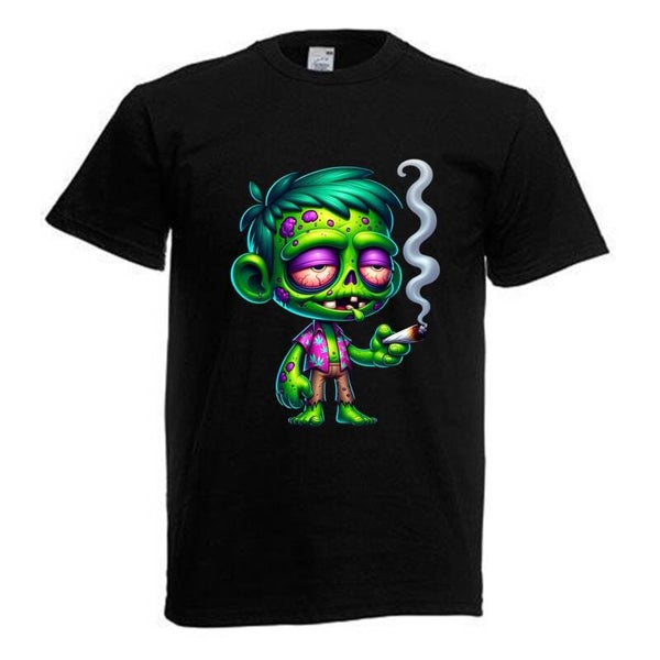 Tshirt Unisex mit Coolen Druck Weed Ganja Hanf Cannabis Psychedelic (Größe & Farbe auswählen) TSFBW521