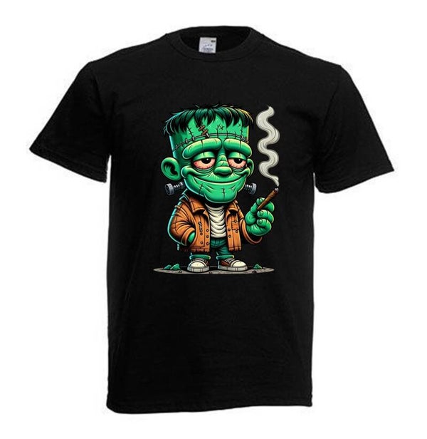 Tshirt Unisex mit Coolen Druck Weed Ganja Hanf Cannabis Psychedelic (Größe & Farbe auswählen) TSFBW522