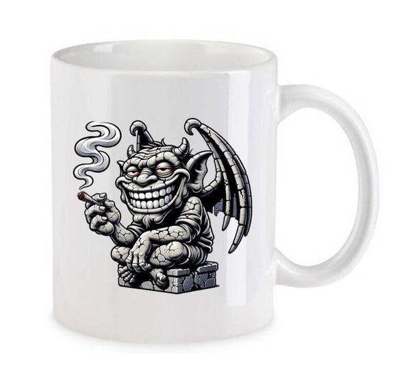 Tasse Weed Cannabis Psychodelic Weiß mit Druck (Siehe Foto) TFBW523