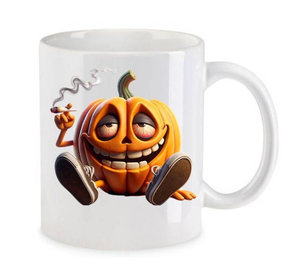 Tasse Weed Cannabis Psychodelic Weiß mit Druck (Siehe Foto) TFBW524