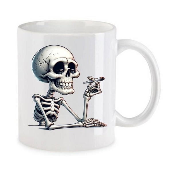 Tasse Weed Cannabis Psychodelic Weiß mit Druck (Siehe Foto) TFBW529