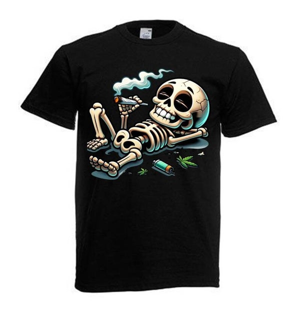 Tshirt Unisex mit Coolen Druck Weed Ganja Hanf Cannabis Psychedelic (Größe & Farbe auswählen) TSFBW531