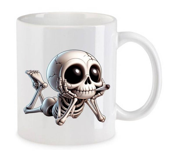 Tasse Weed Cannabis Psychodelic Weiß mit Druck (Siehe Foto) TFBW537