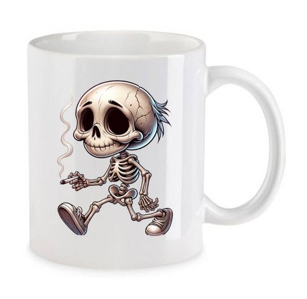 Tasse Weed Cannabis Psychodelic Weiß mit Druck (Siehe Foto) TFBW542