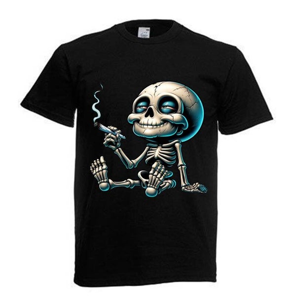 Tshirt Unisex mit Coolen Druck Weed Ganja Hanf Cannabis Psychedelic (Größe & Farbe auswählen) TSFBW543