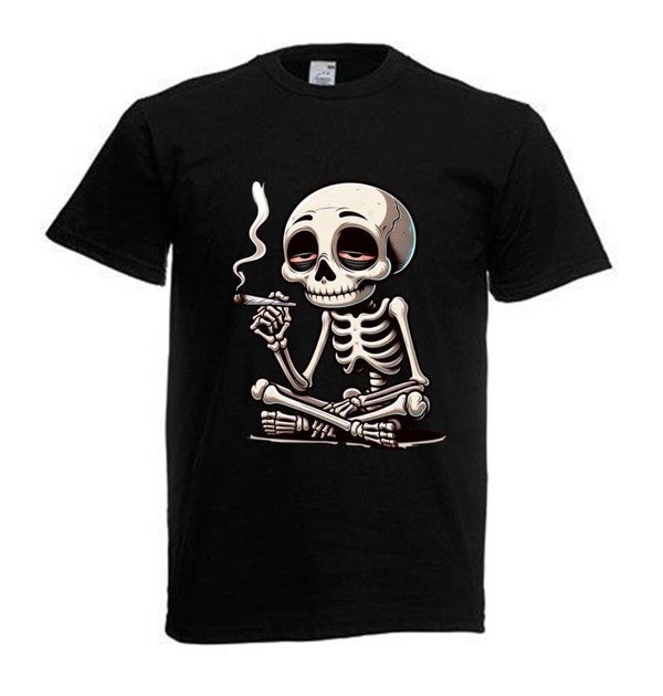 Tshirt Unisex mit Coolen Druck Weed Ganja Hanf Cannabis Psychedelic (Größe & Farbe auswählen) TSFBW547