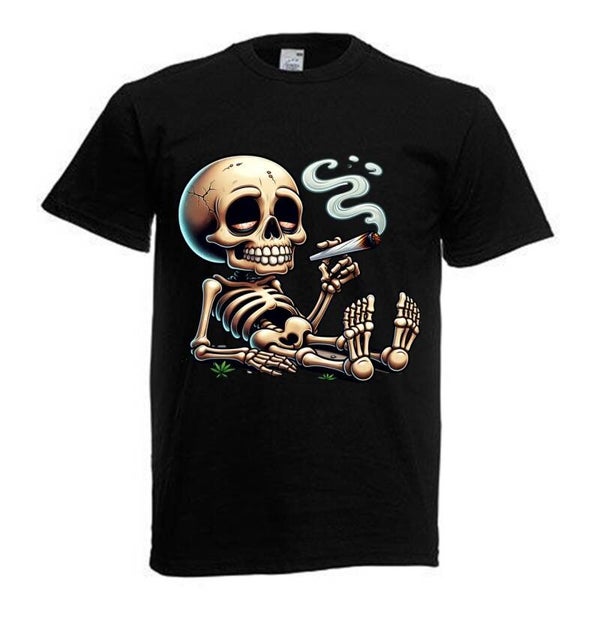 Tshirt Unisex mit Coolen Druck Weed Ganja Hanf Cannabis Psychedelic (Größe & Farbe auswählen) TSFBW548