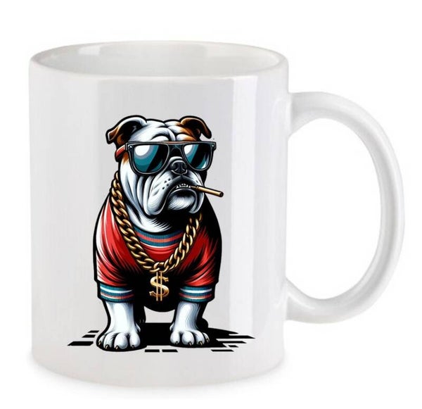 Tasse Fun Film Comic Action Spass Weiß mit Druck (Siehe Foto) TFBG55