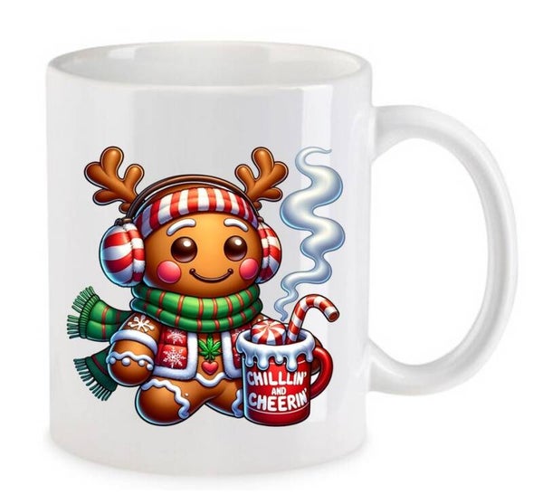 Tasse Weed Cannabis Psychodelic Weiß mit Druck (Siehe Foto) TFBW551