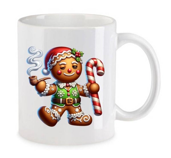 Tasse Weed Cannabis Psychodelic Weiß mit Druck (Siehe Foto) TFBW552