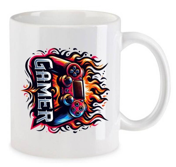 Tasse Fun Film Comic Action Spass Weiß mit Druck (Siehe Foto) TFBG56