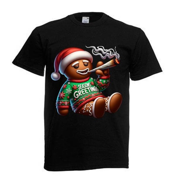 Tshirt Unisex mit Coolen Druck Weed Ganja Hanf Cannabis Psychedelic (Größe & Farbe auswählen) TSFBW561