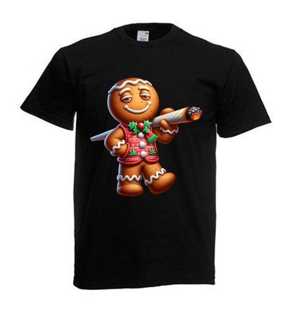 Tshirt Unisex mit Coolen Druck Weed Ganja Hanf Cannabis Psychedelic (Größe & Farbe auswählen) TSFBW562