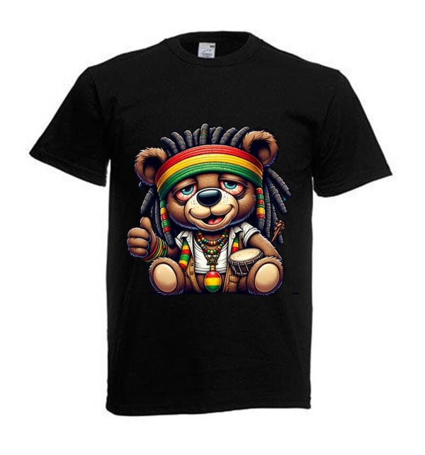 Tshirt Unisex mit Coolen Druck Weed Ganja Hanf Cannabis Psychedelic (Größe & Farbe auswählen) TSFBW578