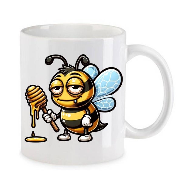 Tasse Weed Cannabis Psychodelic Weiß mit Druck (Siehe Foto) TFBW591