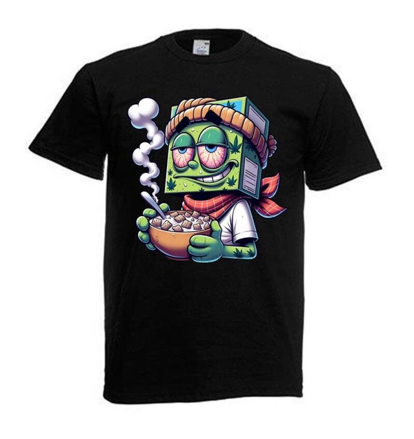 Tshirt Unisex mit Coolen Druck Weed Ganja Hanf Cannabis Psychedelic (Größe & Farbe auswählen) TSFBW595