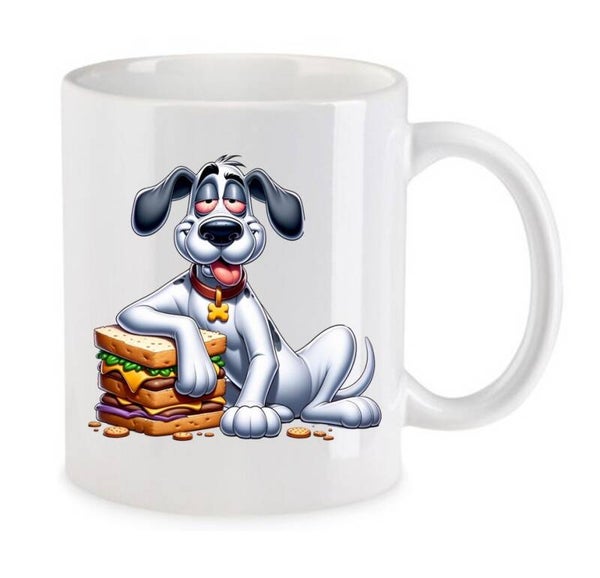 Tasse Weed Cannabis Psychodelic Weiß mit Druck (Siehe Foto) TFBW596