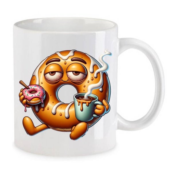 Tasse Weed Cannabis Psychodelic Weiß mit Druck (Siehe Foto) TFBW599