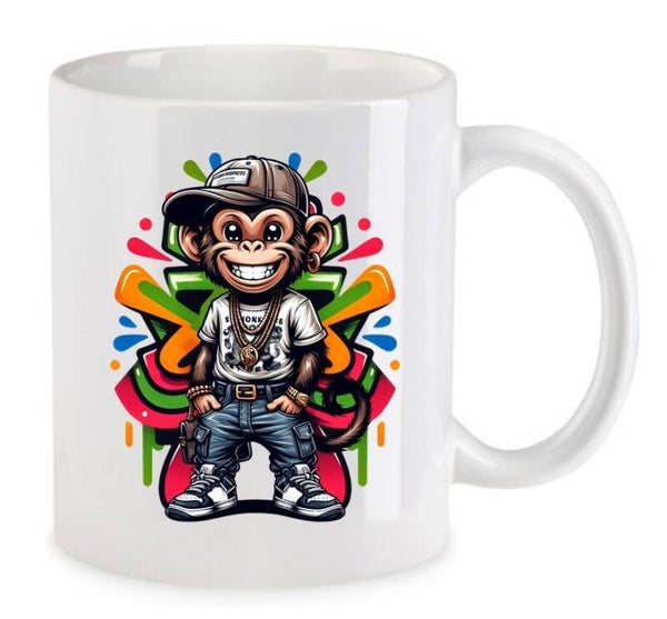 Tasse Fun Film Comic Action Spass Weiß mit Druck (Siehe Foto) TFBG60