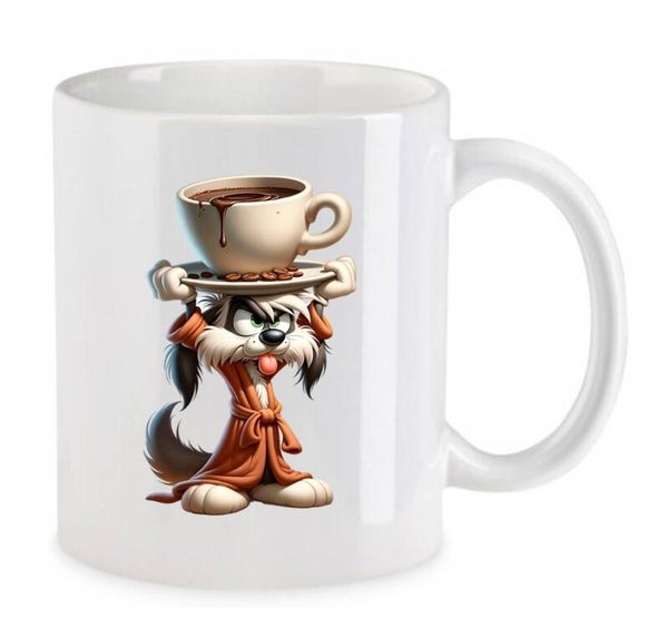 Tasse Fun Film Comic Action Spass Weiß mit Druck (Siehe Foto) TFBG602