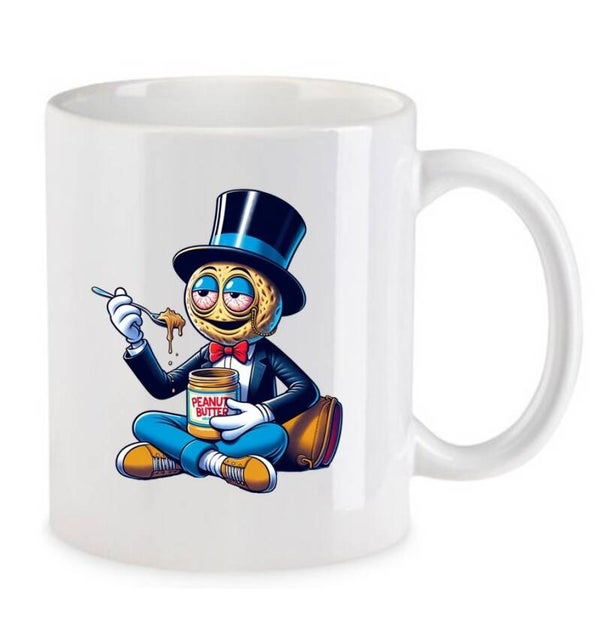 Tasse Weed Cannabis Psychodelic Weiß mit Druck (Siehe Foto) TFBW603