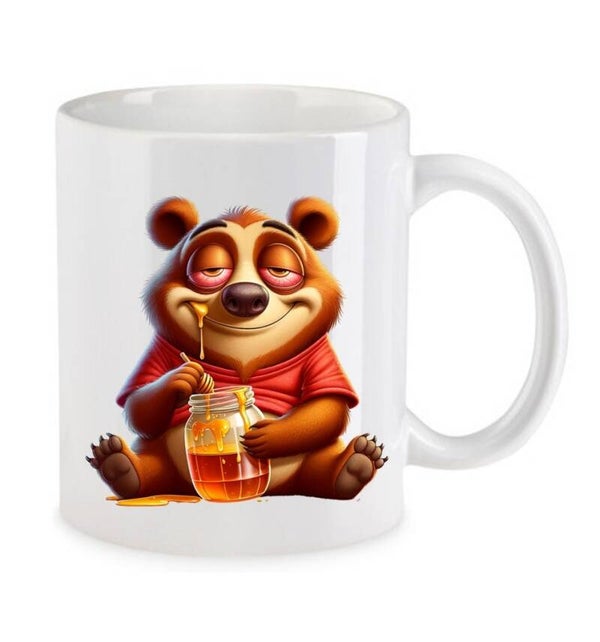 Tasse Weed Cannabis Psychodelic Weiß mit Druck (Siehe Foto) TFBW606