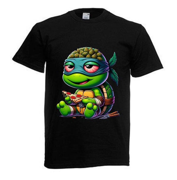 Tshirt Unisex mit Coolen Druck Weed Ganja Hanf Cannabis Psychedelic (Größe & Farbe auswählen) TSFBW608