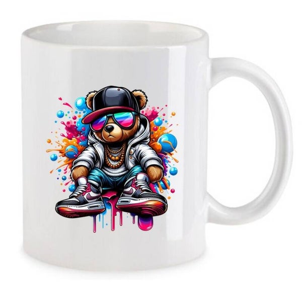 Tasse Fun Film Comic Action Spass Weiß mit Druck (Siehe Foto) TFBG61
