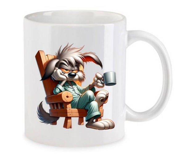 Tasse Fun Film Comic Action Spass Weiß mit Druck (Siehe Foto) TFBG610