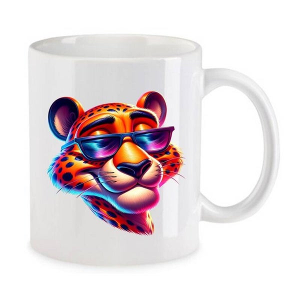 Tasse Weed Cannabis Psychodelic Weiß mit Druck (Siehe Foto) TFBW612