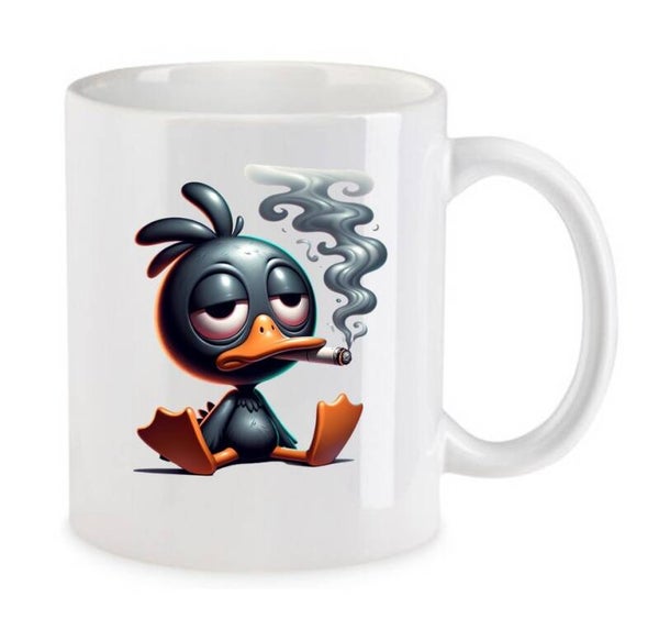 Tasse Weed Cannabis Psychodelic Weiß mit Druck (Siehe Foto) TFBW613