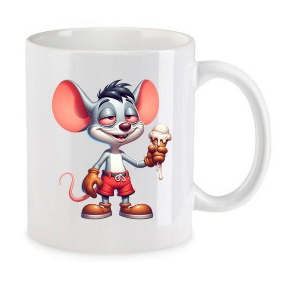 Tasse Weed Cannabis Psychodelic Weiß mit Druck (Siehe Foto) TFBW614