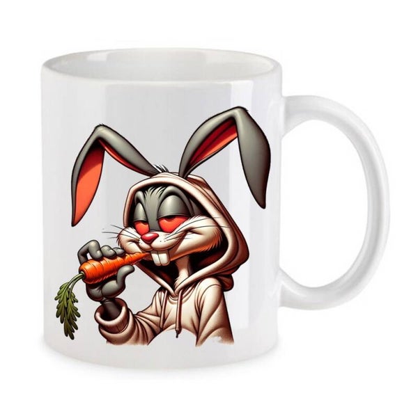 Tasse Weed Cannabis Psychodelic Weiß mit Druck (Siehe Foto) TFBW615