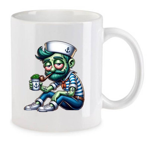 Tasse Weed Cannabis Psychodelic Weiß mit Druck (Siehe Foto) TFBW620