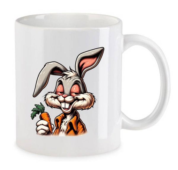 Tasse Weed Cannabis Psychodelic Weiß mit Druck (Siehe Foto) TFBW627