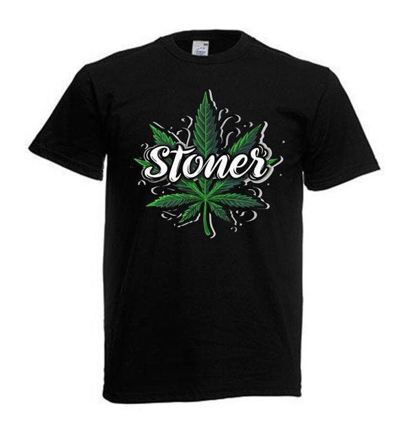 Tshirt Unisex mit Coolen Druck Weed Ganja Hanf Cannabis Psychedelic (Größe & Farbe auswählen) TSFBW630