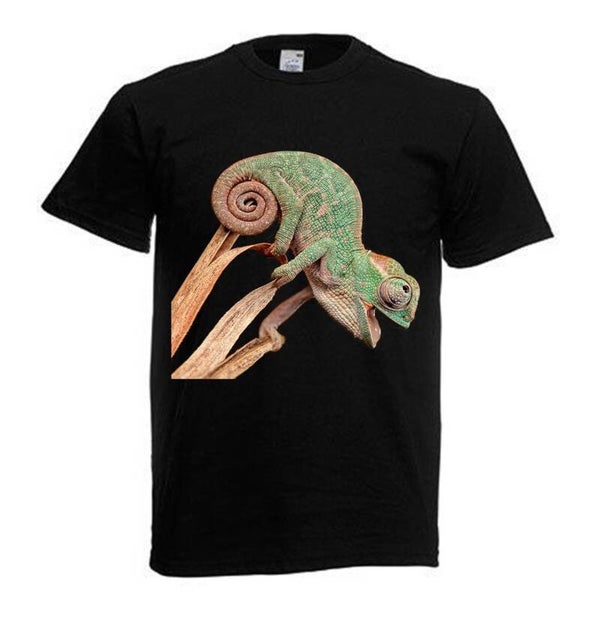 Tshirt Unisex mit Coolen Druck Reptilien Gecko Schlange (Größe & Farbe auswählen) TSFBR64