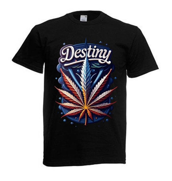 Tshirt Unisex mit Coolen Druck Weed Ganja Hanf Cannabis Psychedelic (Größe & Farbe auswählen) TSFBW644