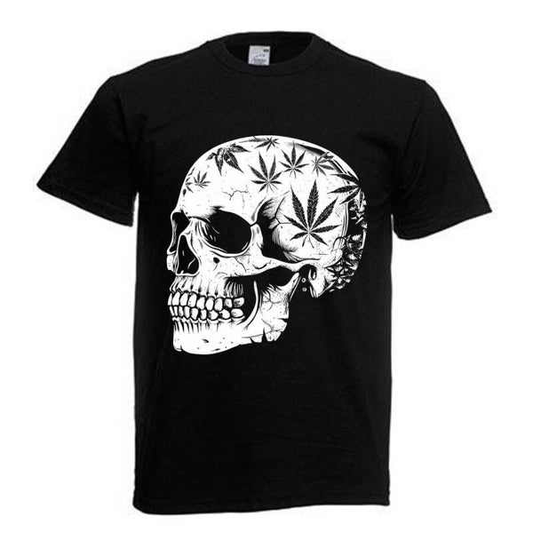 Tshirt Unisex mit Coolen Druck Weed Ganja Hanf Cannabis Psychedelic (Größe & Farbe auswählen) TSFBW648