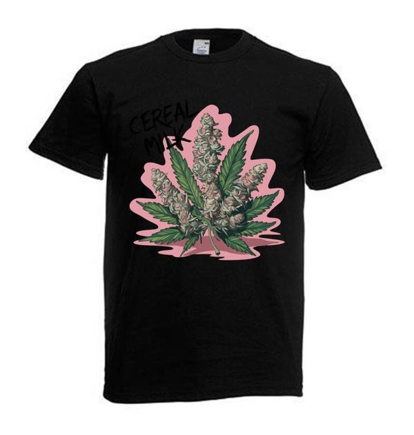 Tshirt Unisex mit Coolen Druck Weed Ganja Hanf Cannabis Psychedelic (Größe & Farbe auswählen) TSFBW662