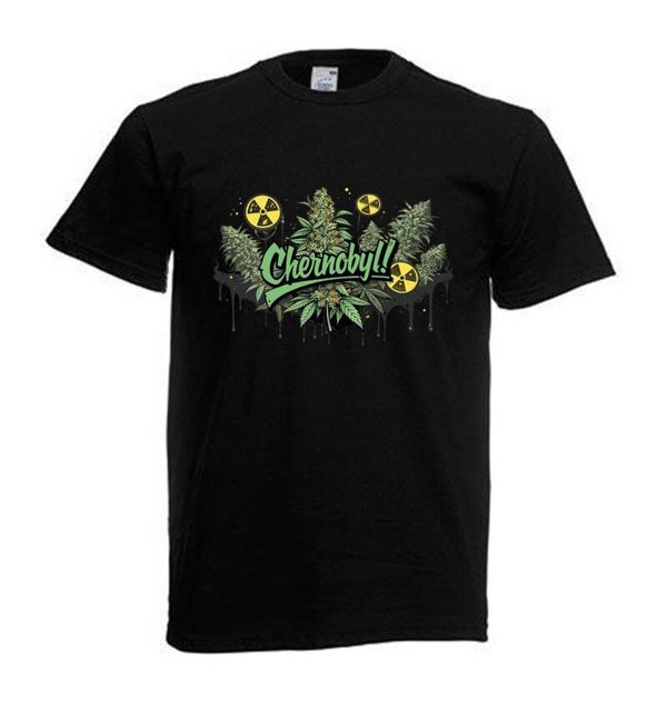Tshirt Unisex mit Coolen Druck Weed Ganja Hanf Cannabis Psychedelic (Größe & Farbe auswählen) TSFBW665